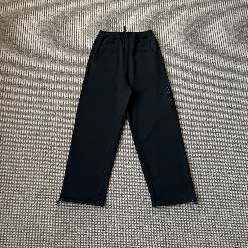 ME patchwork embroidered sweatpants