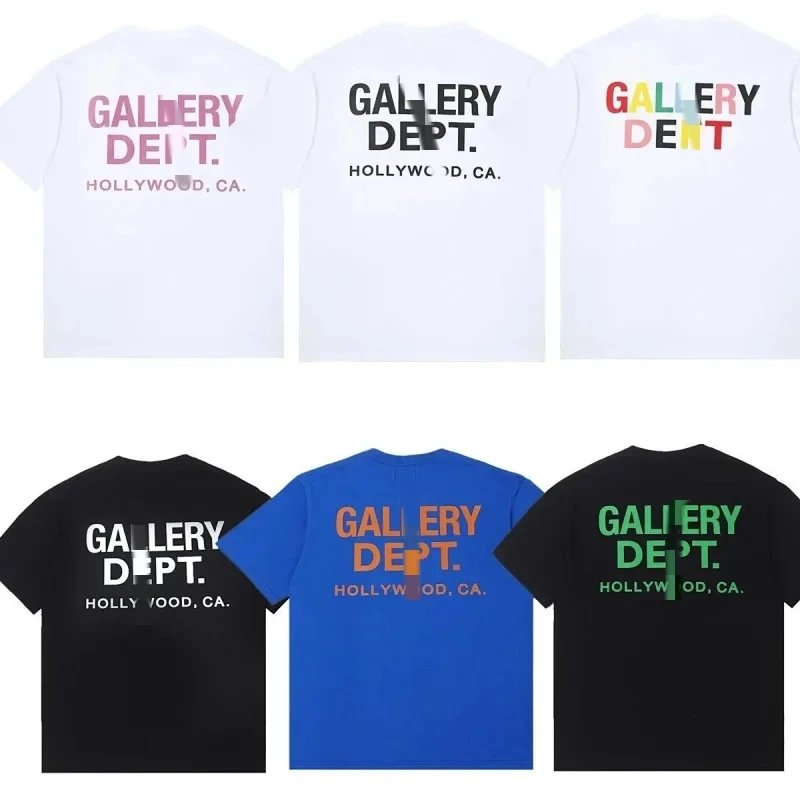 DX23 Letter Print Casual Loose-Fit Short Sleeve T-Shirt for Men and Women Couple Set