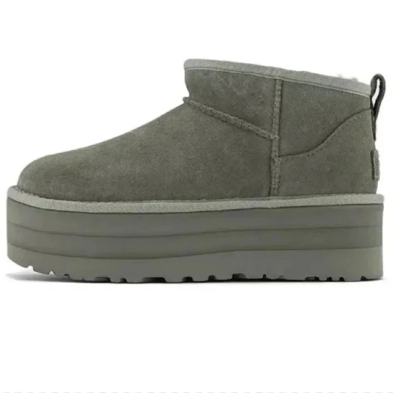 GG Olive Green Mid Platform
