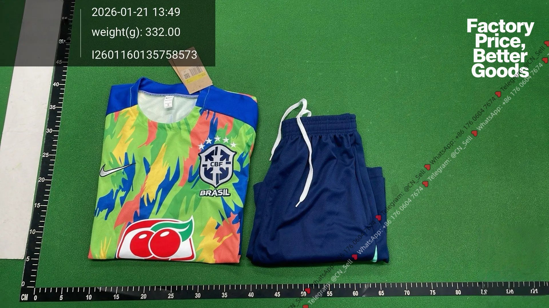 25/26 Short Sleeve Brazil Turquoise