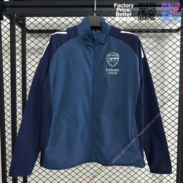 Arsenal FC Training Jacket Navy Blue Outerwear - 1