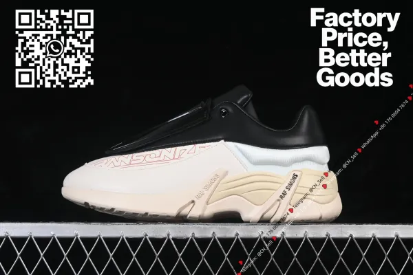 Design Raf Simons Ozweego White Black Beige Sneakers Chunky Sneakers - 1