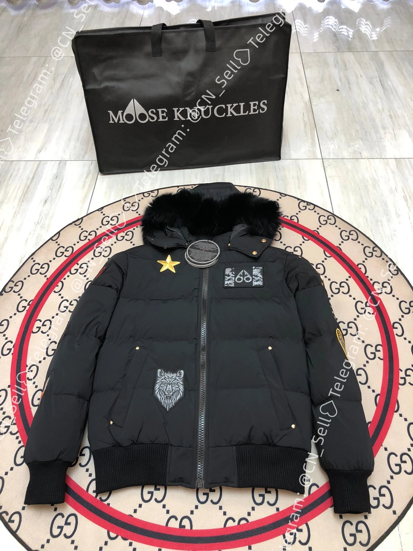 多标-黑色-黑毛领【联名款】