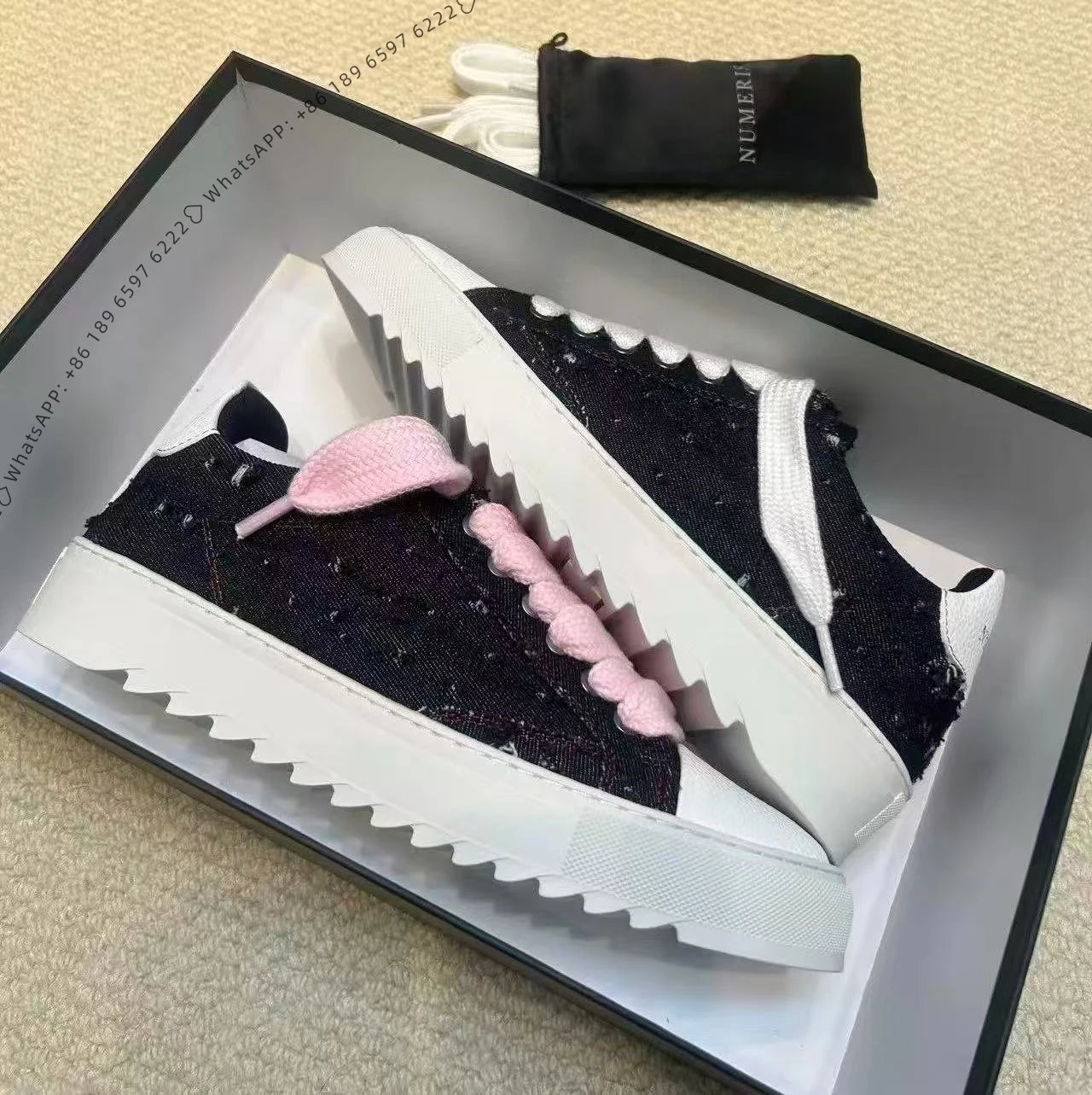 [1:1 Higher Version] Pink Denim