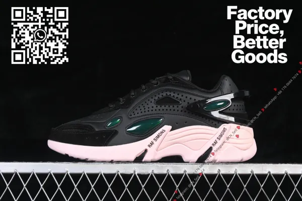 Design Raf Simons Ozweego Black Pink Green Sneakers Chunky Sneakers - 1