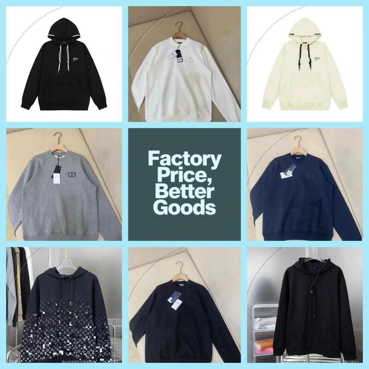 Dior Graffiti & Oblique Hoodie