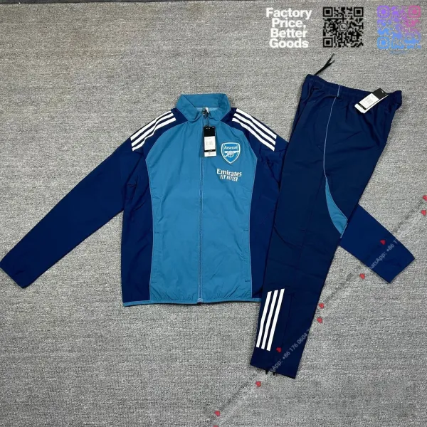 Arsenal FC x Adidas Training Tracksuit Navy and Blue - 1