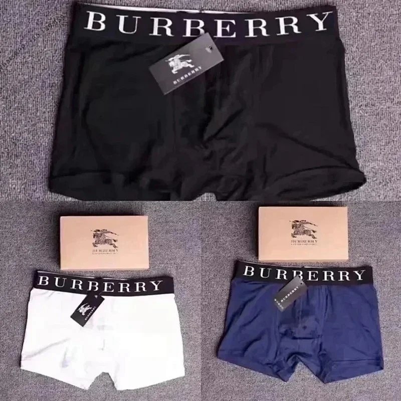 Calvin Klein Underwear Low Rise Trunks, 3-Pack — Burberry black, white, and navy blue, style A2