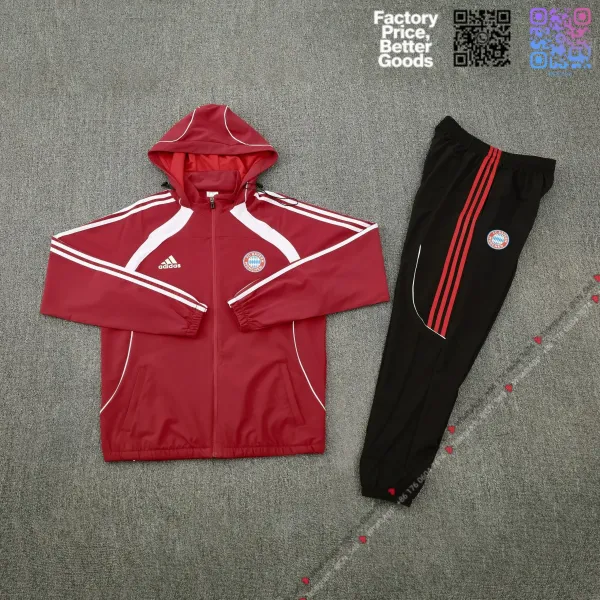 Adidas FC Bayern Munich Training Tracksuit Red / Black - 1