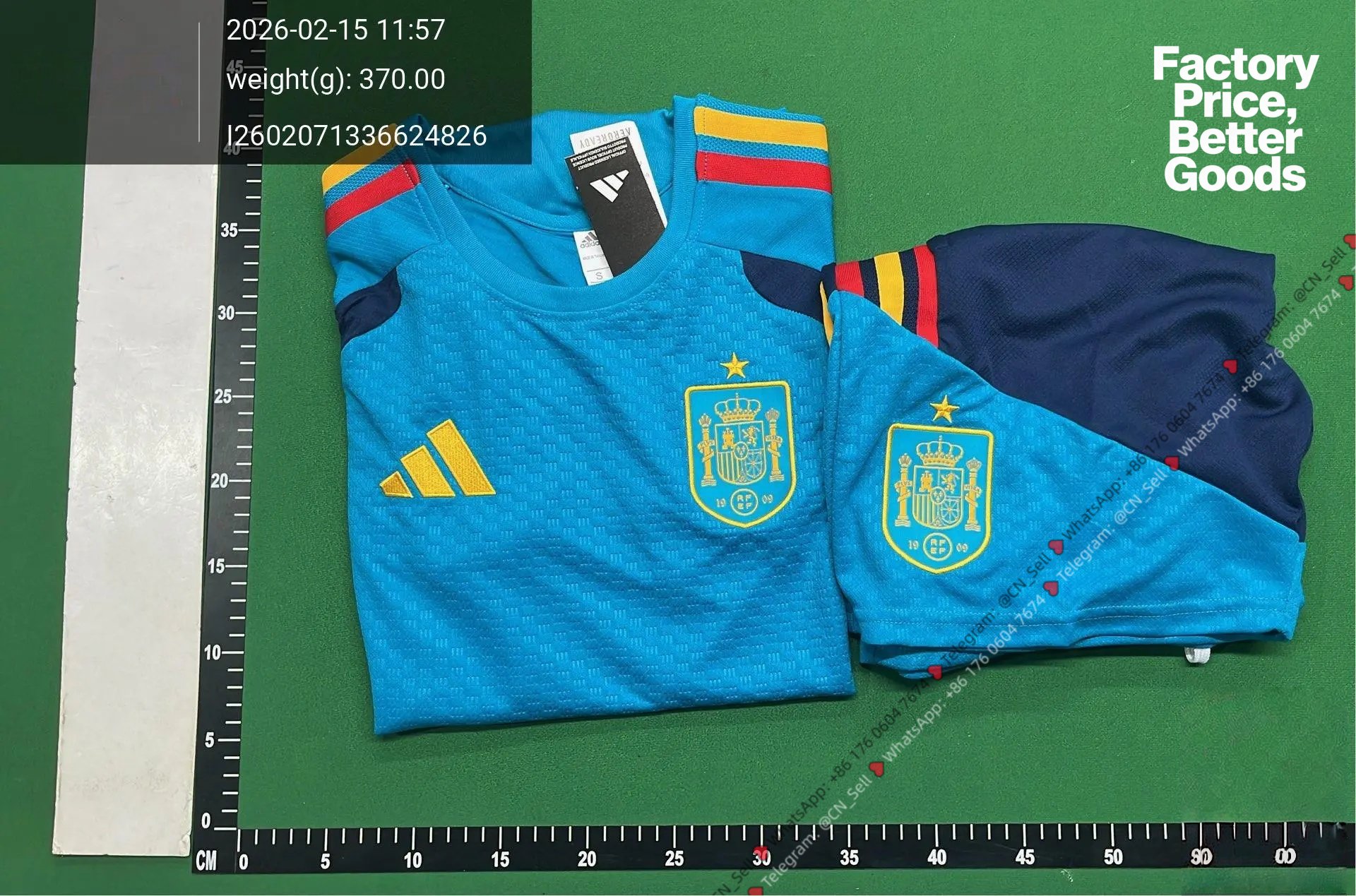 26/27 Short Sleeve Spain Sky Blue