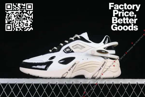 Design Raf Simons Ozweego White Black Sneakers Chunky Sneakers - 1