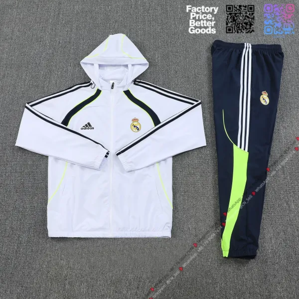 Adidas Real Madrid Training Tracksuit White / Navy - 1
