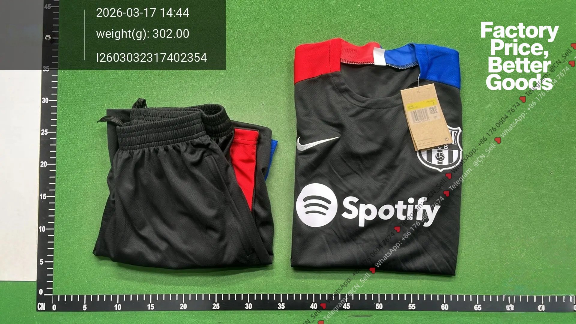 24/25 Short Sleeve Barcelona Black