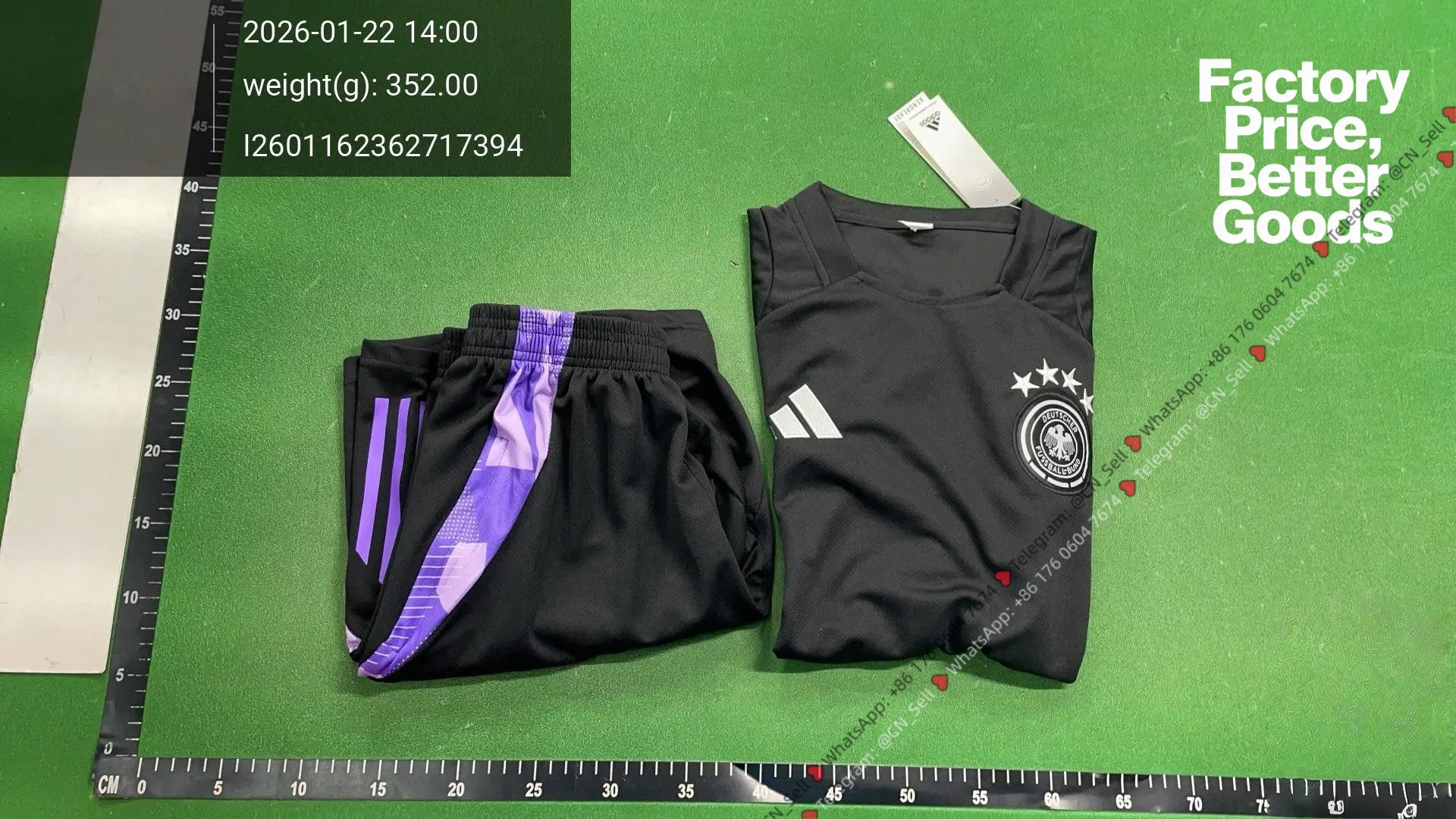 24/25 Short Sleeve Germany Black