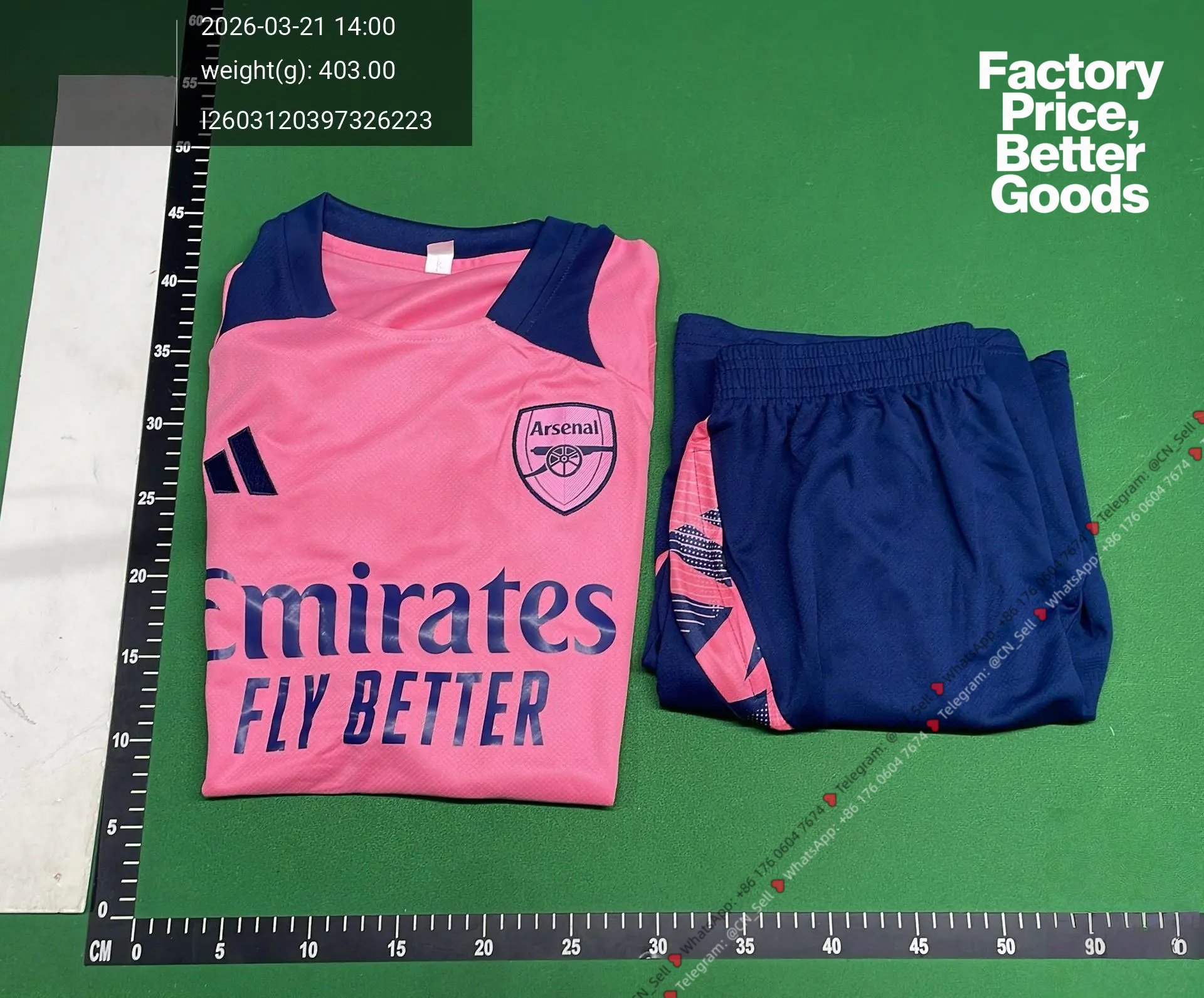 24/25 Short Sleeve Arsenal Pink
