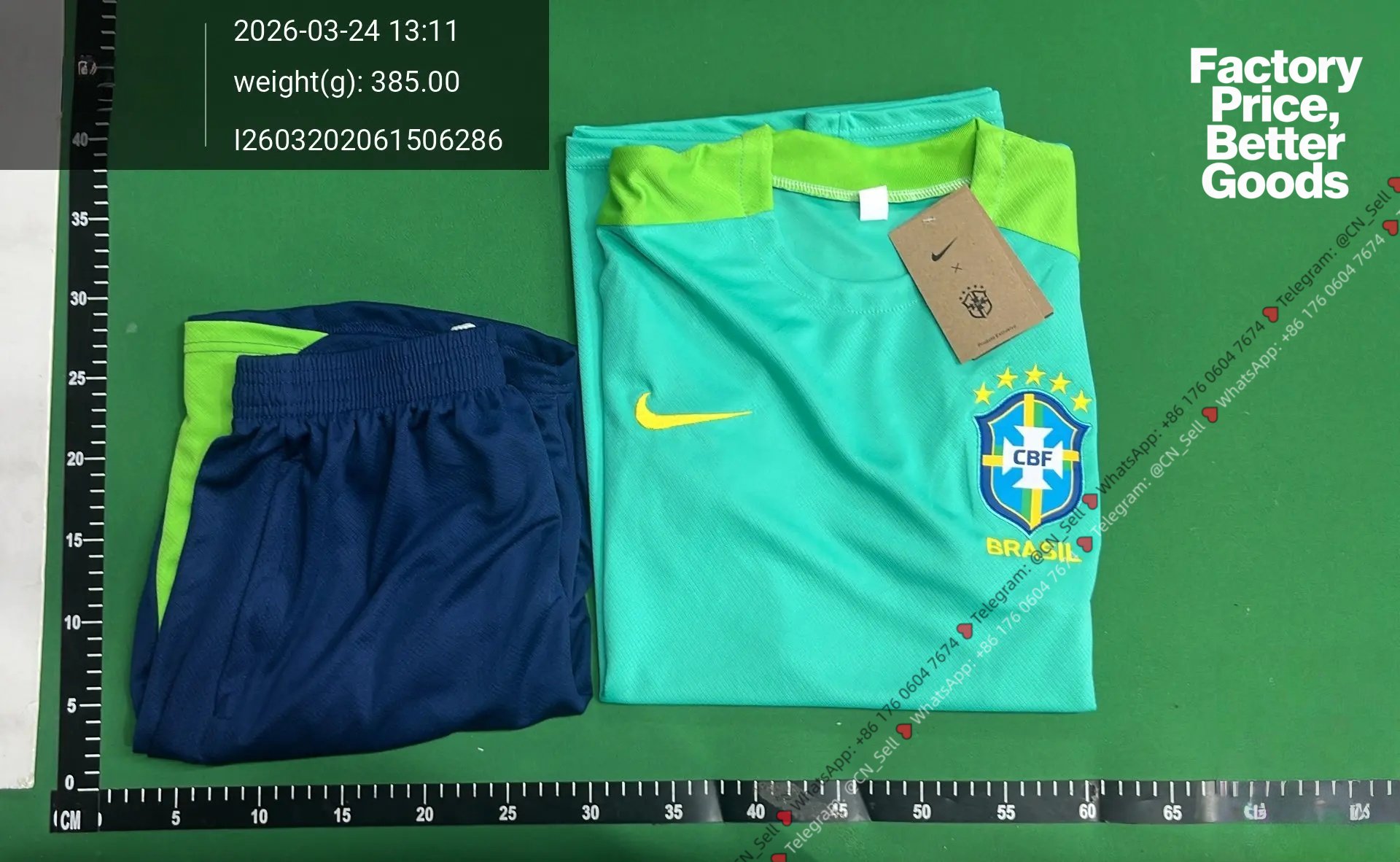 24/25 Short Sleeve Brazil Green
