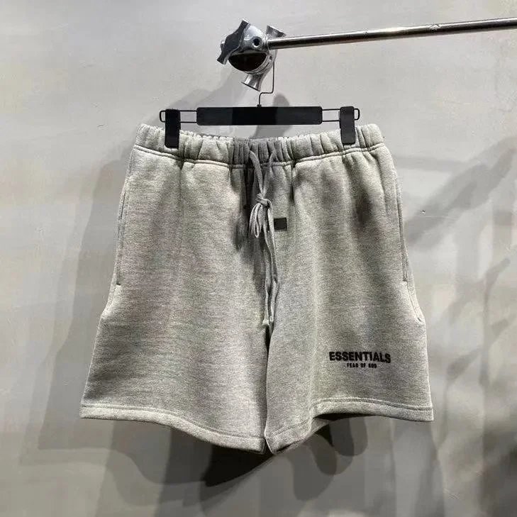Fleece-Lined Shorts-Dark Oat