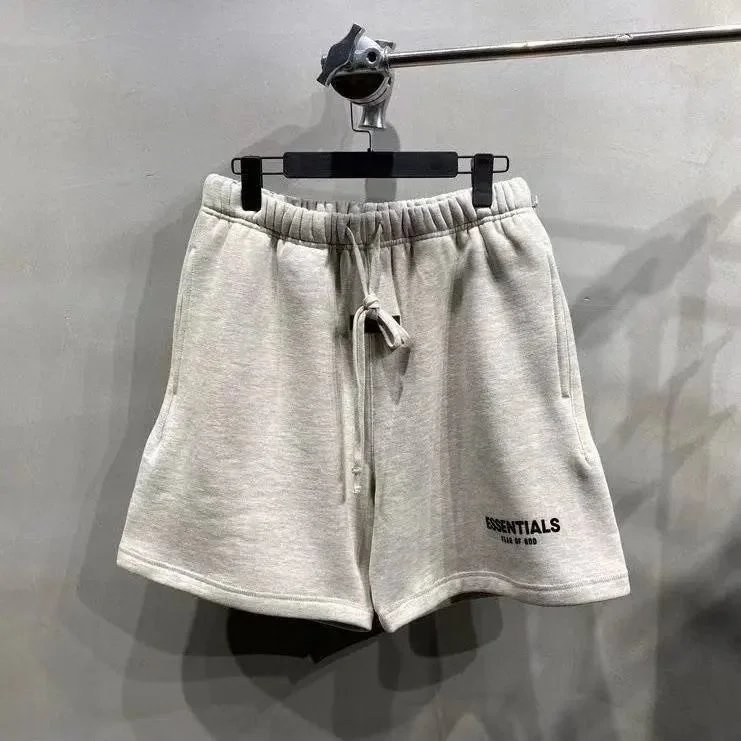 Fleece-Lined Shorts-Light Oat