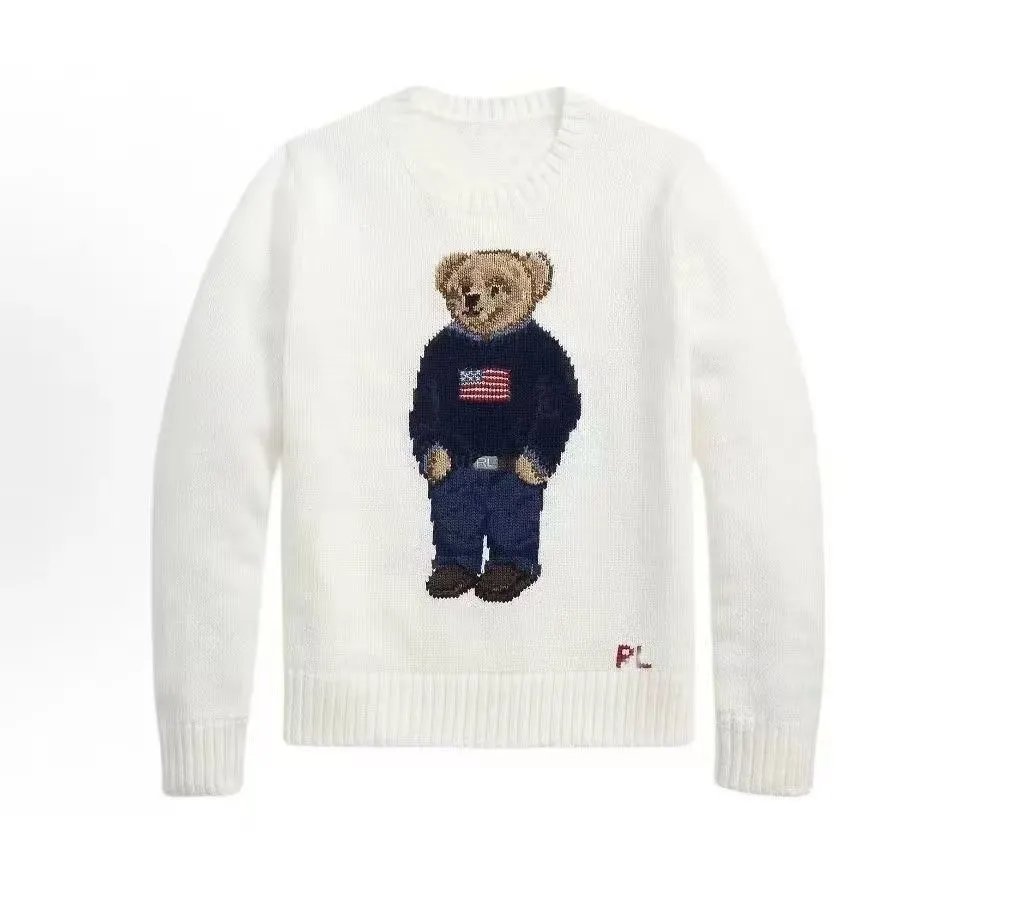 White 5068 Flag Bear [Men's Style]