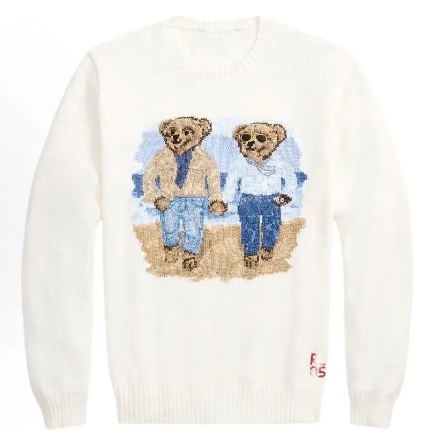 White 5108 Double Bear [Men's Style]
