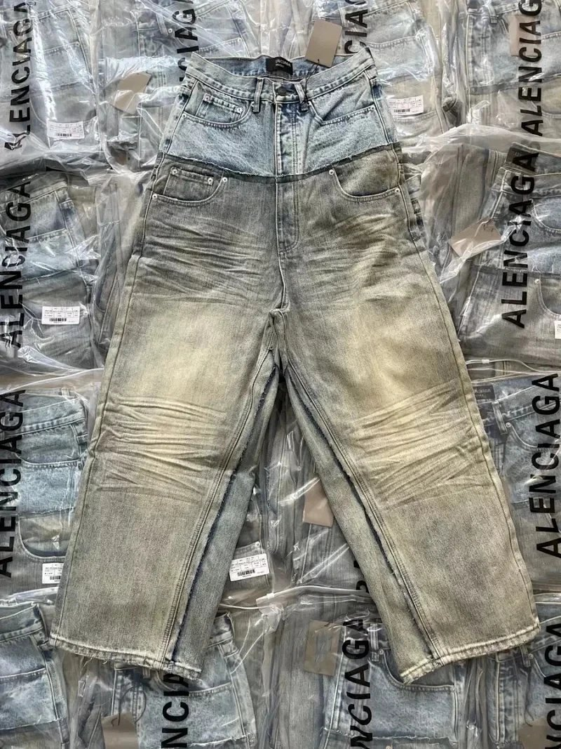 Double Waist Jeans - 4