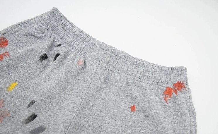 Gallery Dept Paint Shorts Grey - Gallery Image 5 - Detailed View