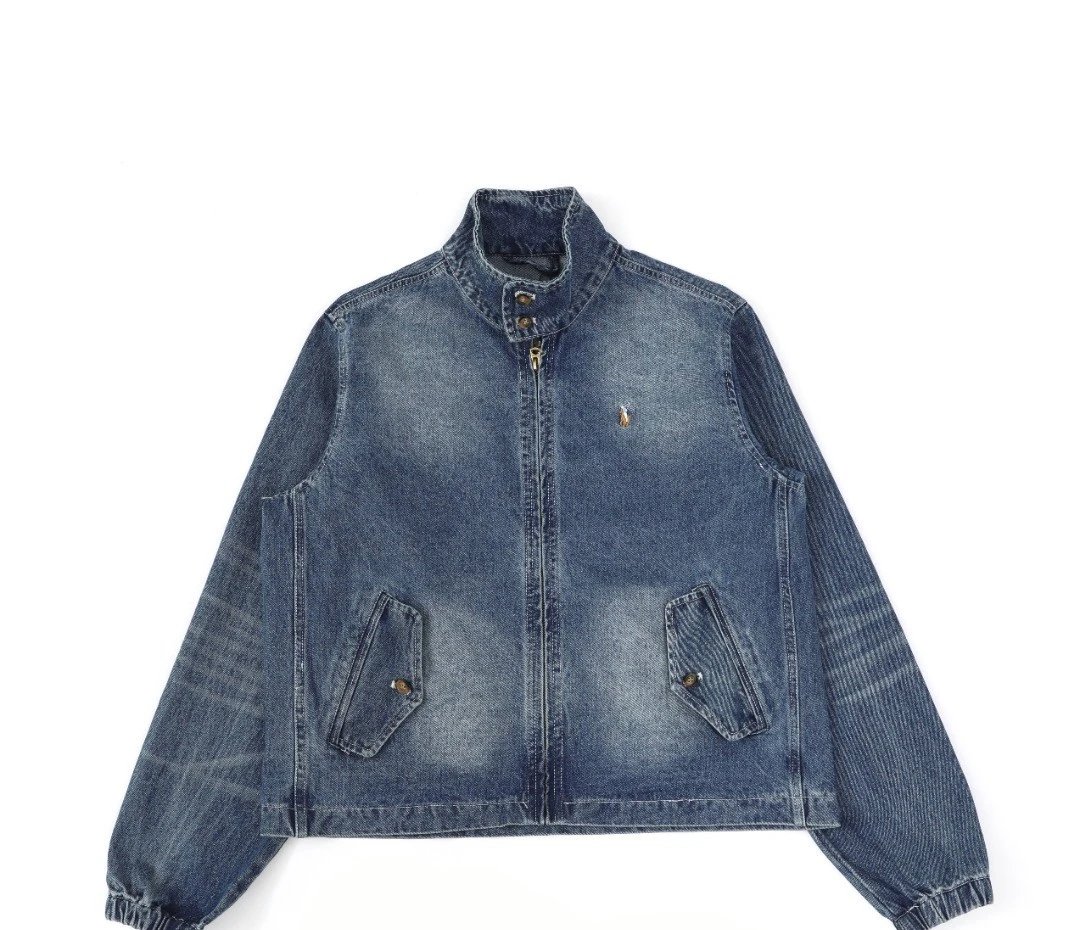 Ralph Lauren Embroidery Denim Jacket Blue - High Quality Product Image - Cnfans