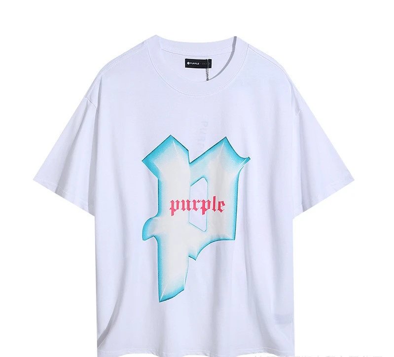 Purple Graphic Streetwear Tee Black - Gallery Image 8 - Detailed View