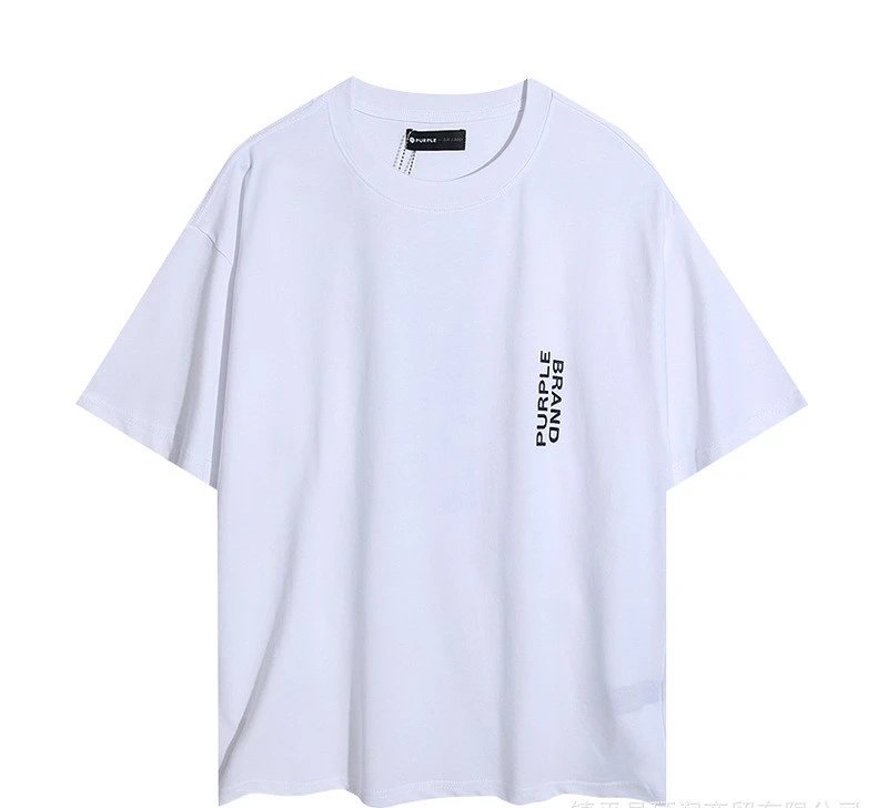 Purple Graphic Streetwear Tee Black - Gallery Image 11 - Detailed View