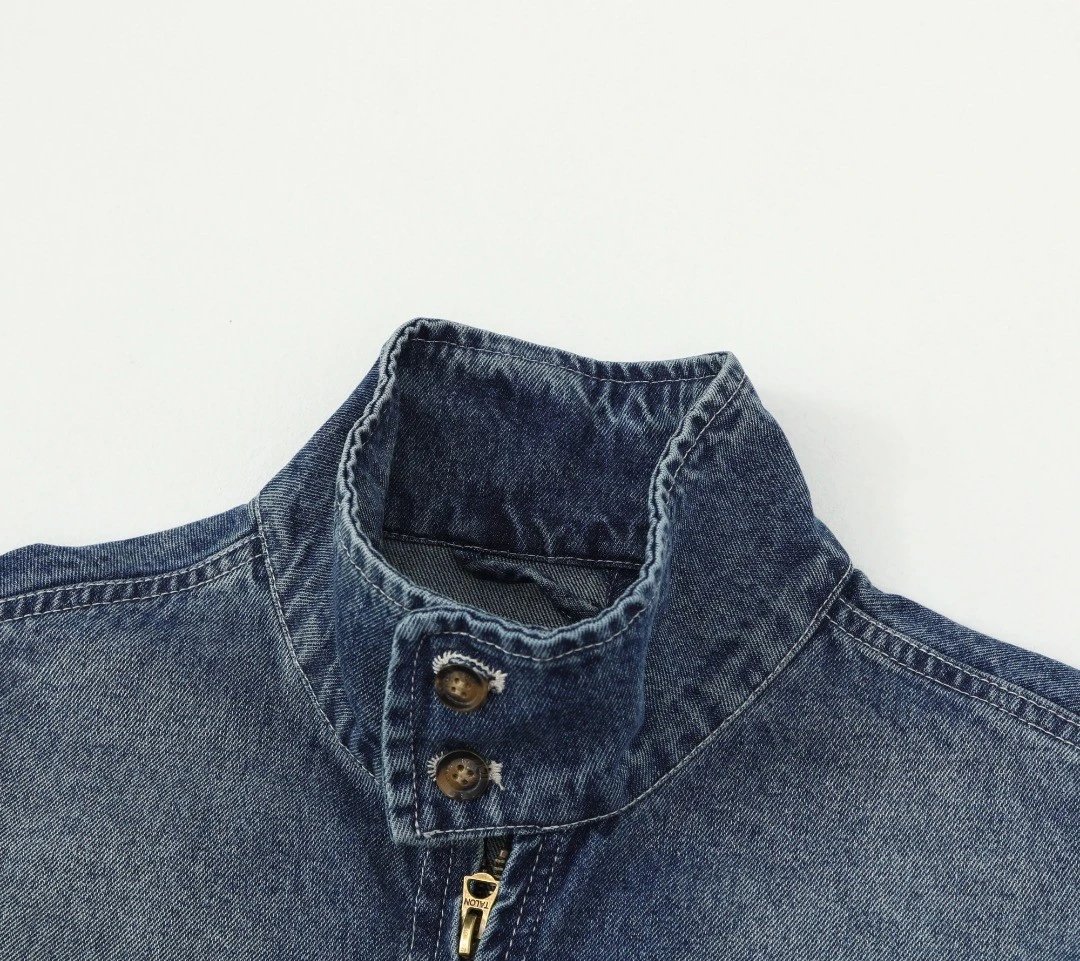 Ralph Lauren Embroidery Denim Jacket Blue - Gallery Image 5 - Detailed View