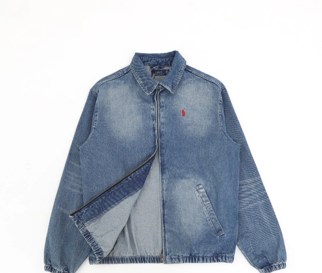 Ralph Lauren Washed Denim Jacket - Gallery Image 2 - Detailed View