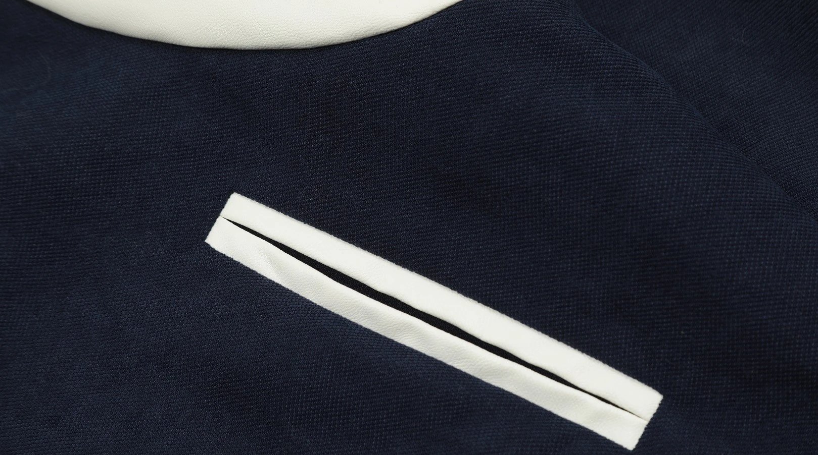 Ralph Lauren Varsity Jacket Navy - Gallery Image 7 - Detailed View