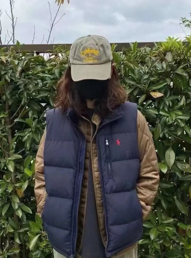 Ralph Lauren Down Vest Black - Gallery Image 6 - Detailed View