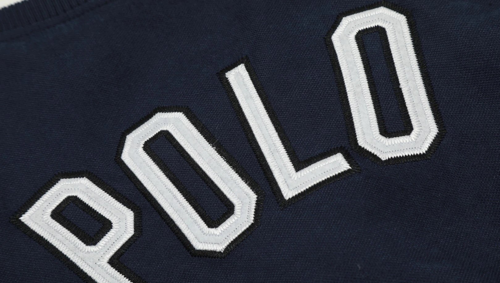 Ralph Lauren Varsity Jacket Navy - Gallery Image 8 - Detailed View