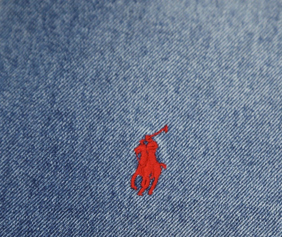 Ralph Lauren Washed Denim Jacket - Gallery Image 6 - Detailed View
