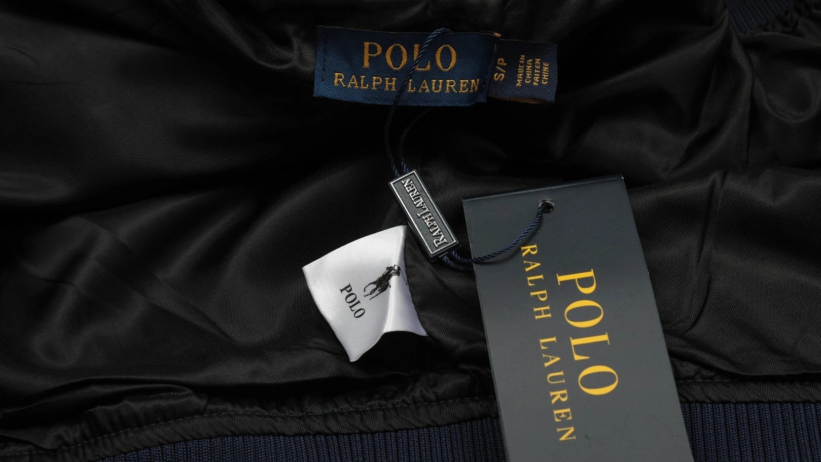 Ralph Lauren Varsity Jacket Navy - Gallery Image 11 - Detailed View