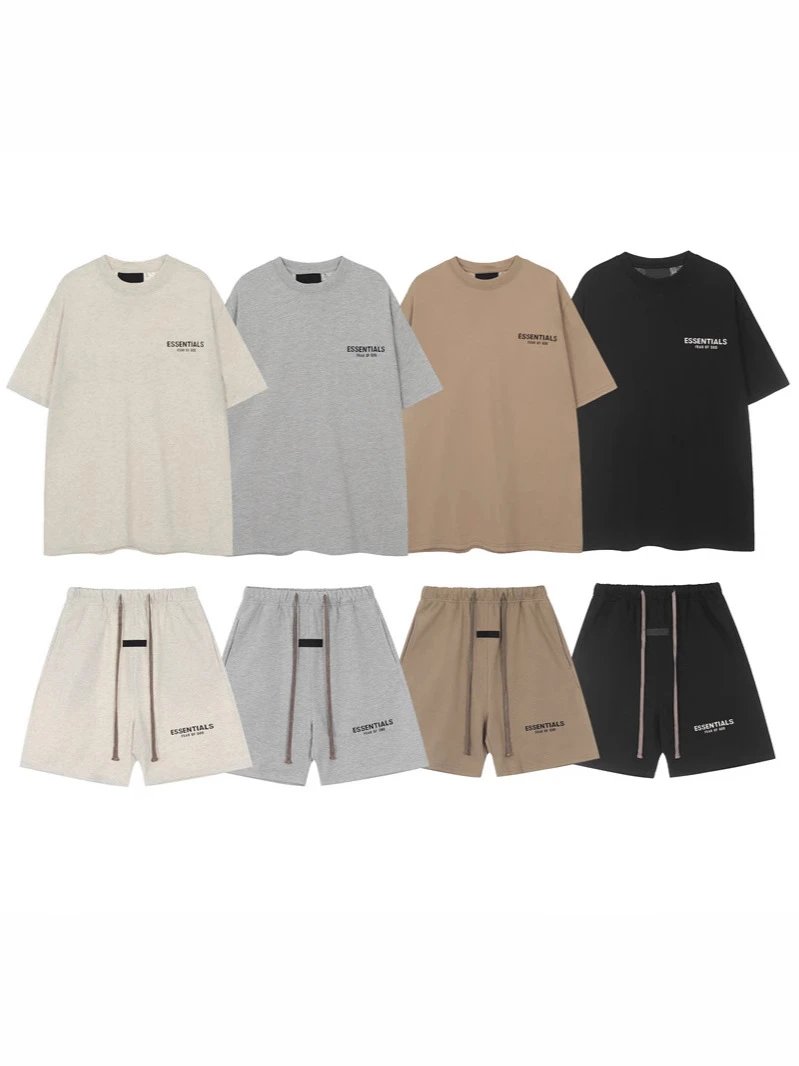 WT- Summer Short Sleeve Shorts Wood zw