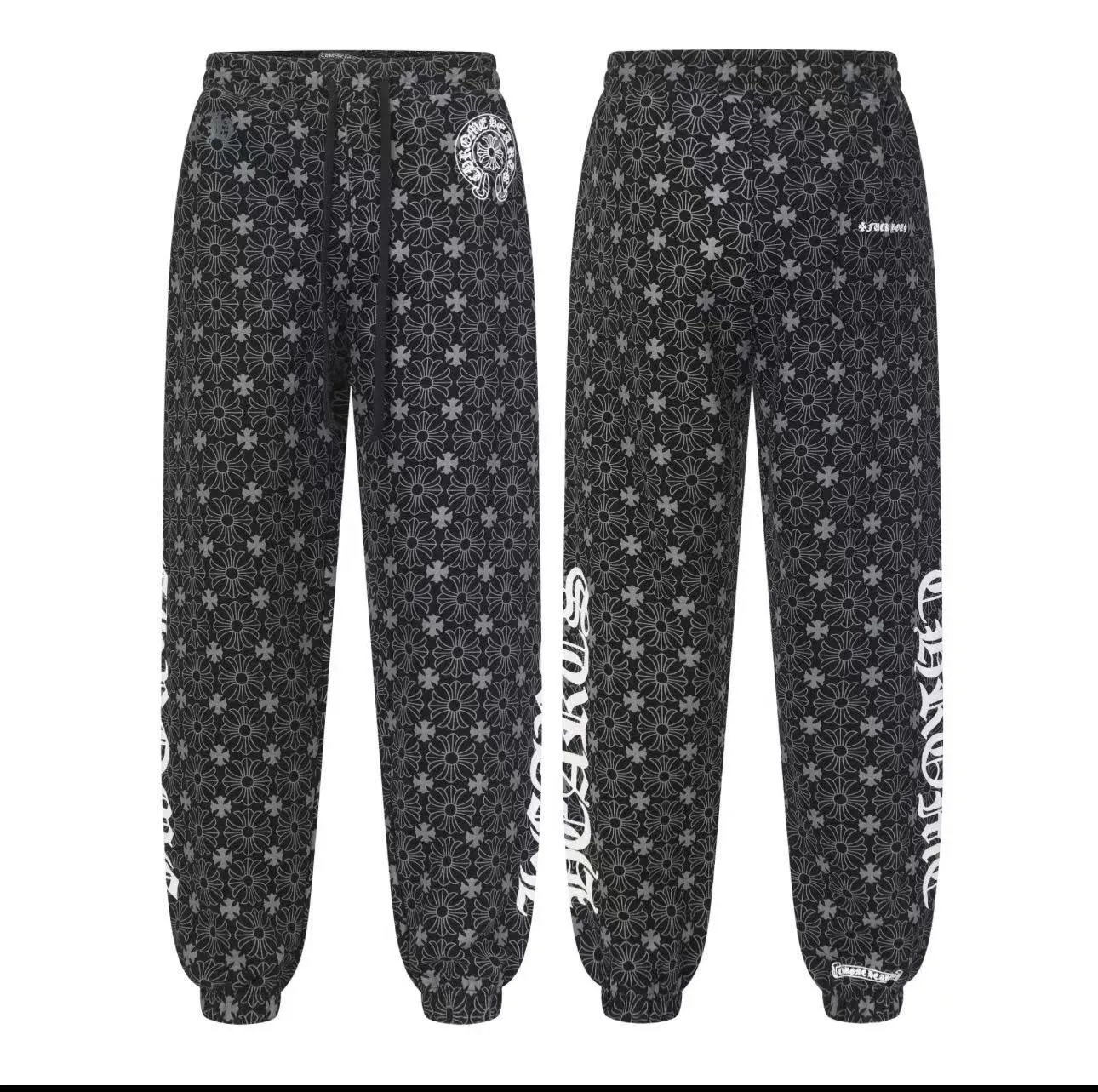 Chrome Hearts Allover Cross Print Sweatpants Black