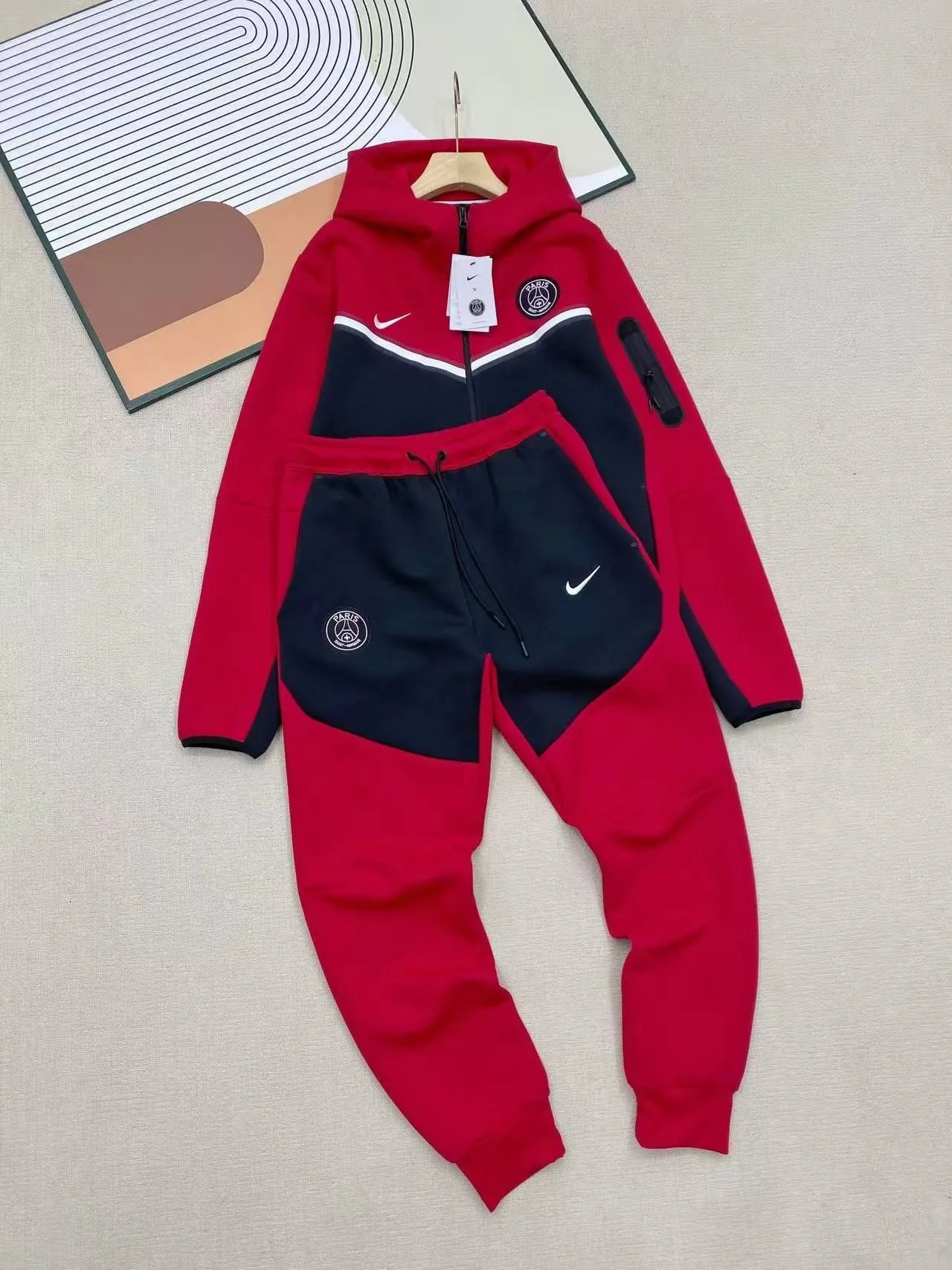 Nike PSG Tracksuit Red/Navy