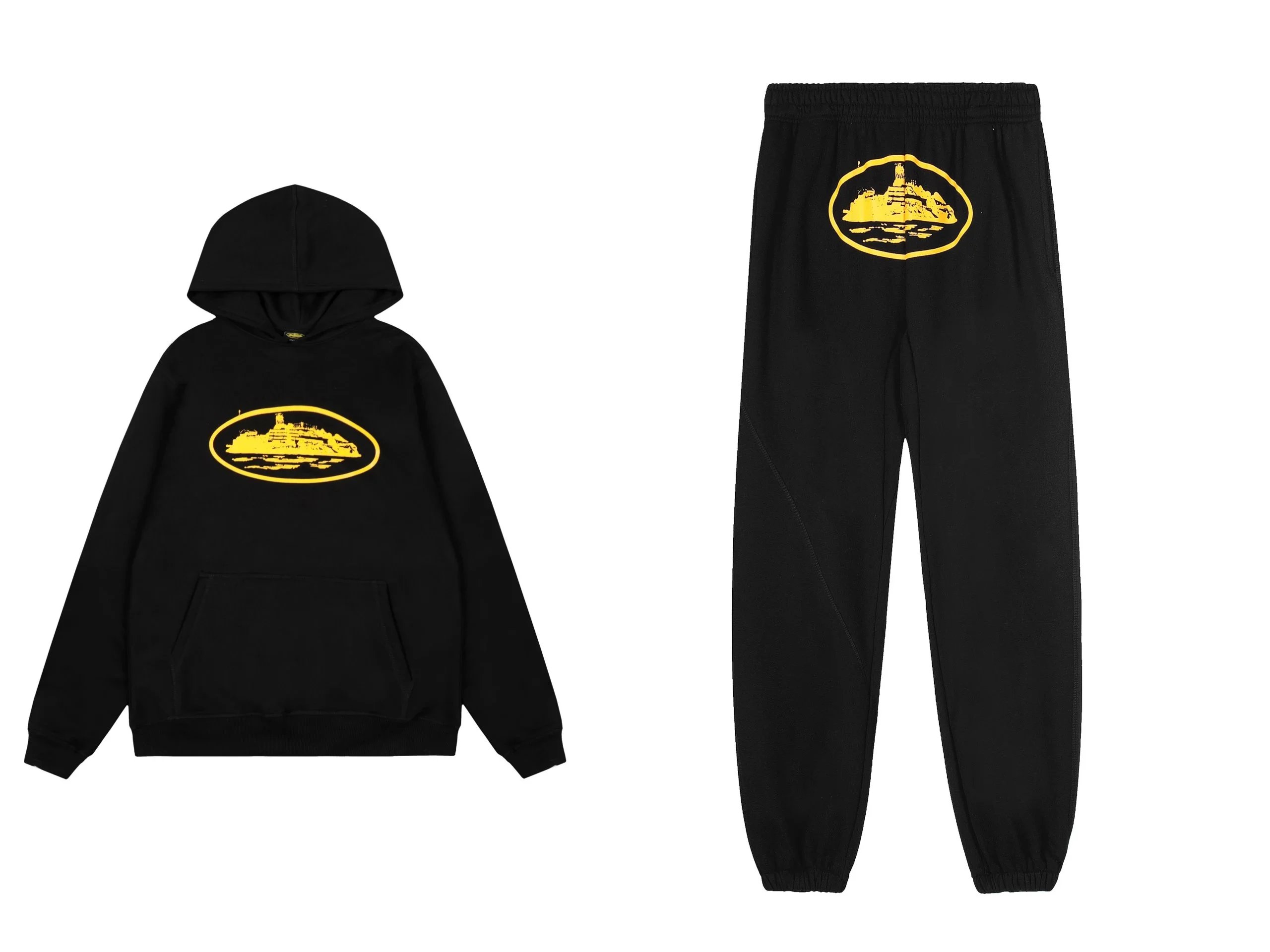 Unknown Brand Hoodie & Pants Black