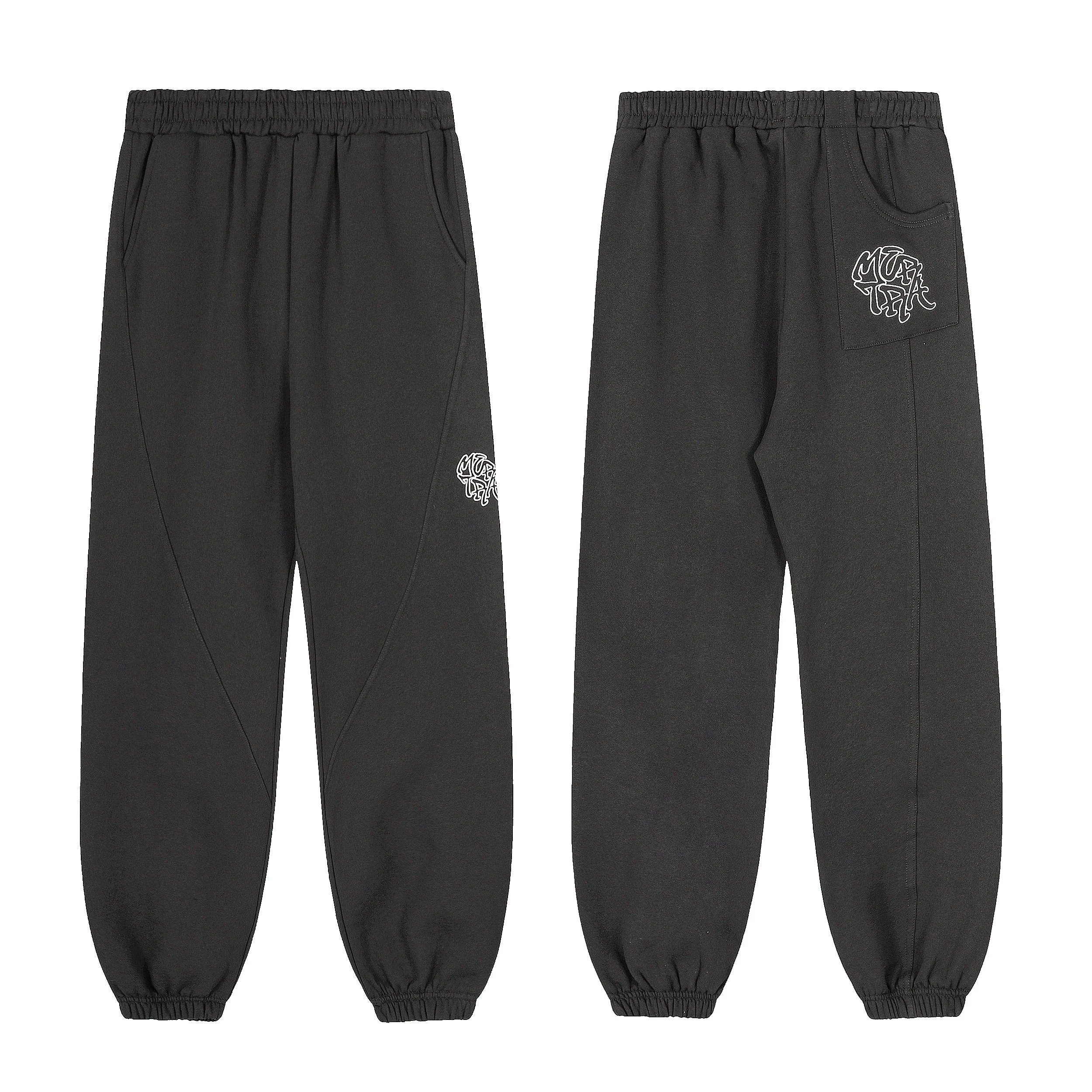 Murda Dak Logo Sweatpants Dark Grey