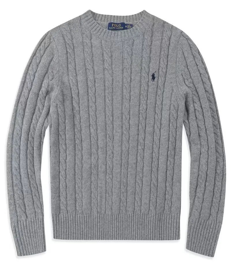 Polo Ralph Lauren Cable Knit Sweater Grey