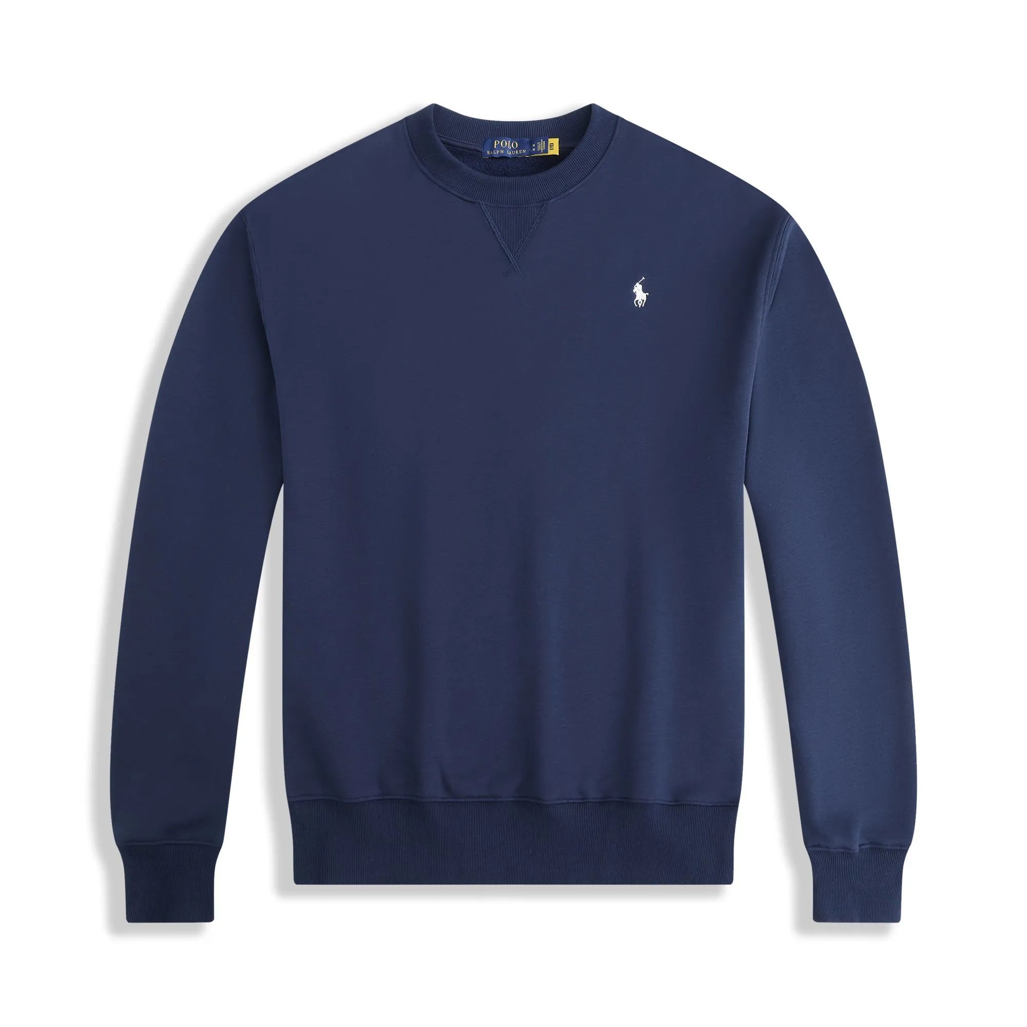 Blue and White Label