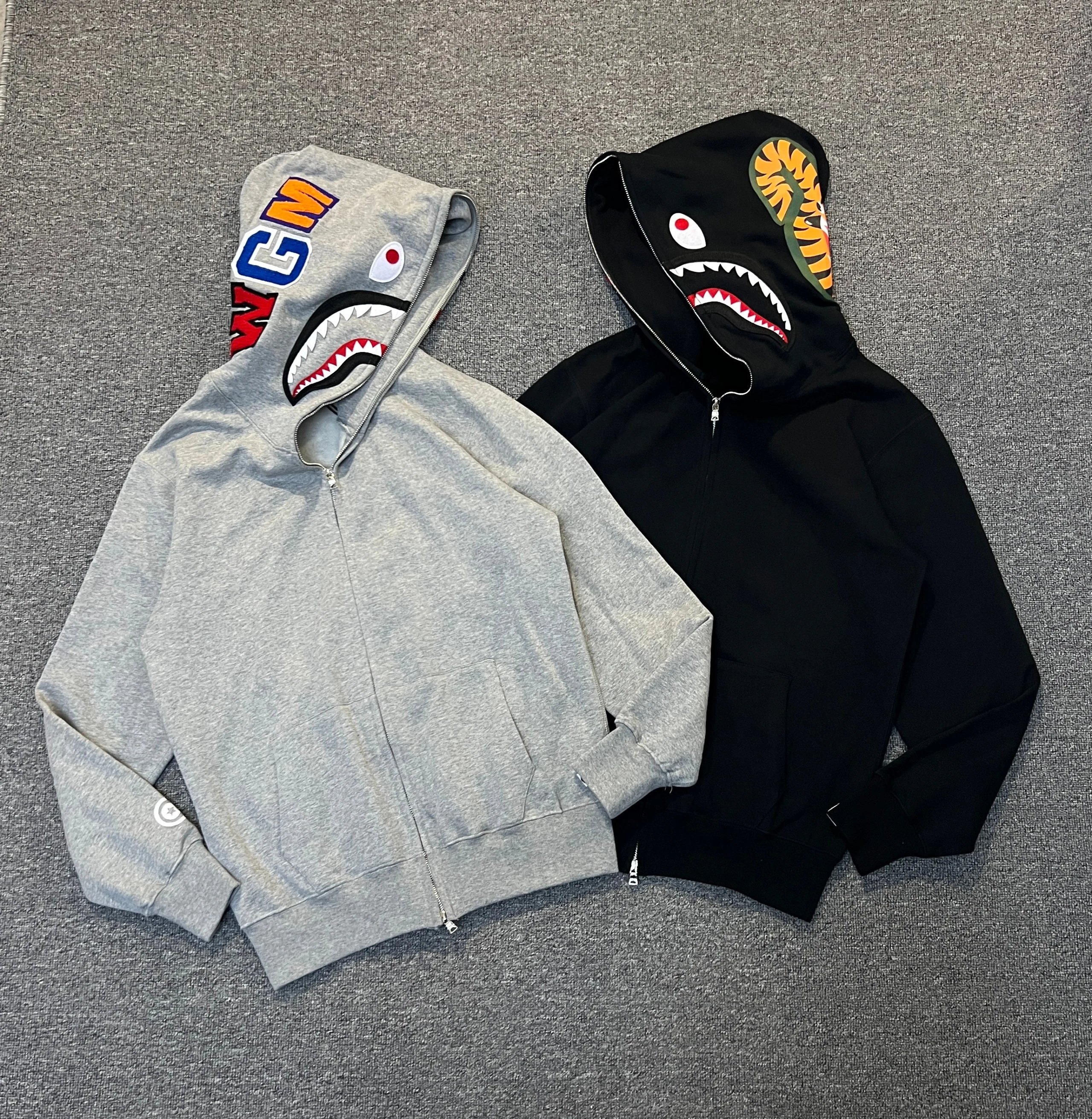 125# Single Hat Full Zipper Hoodie