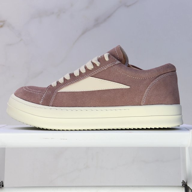 Rick Owens Rick Owens Retro Pink Suede Low Top Sneakers - Buy on Kakobuysheetfind