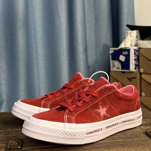 Converse Converse One Star Red Suede Low Top Sneakers - Buy on Kakobuysheetfind