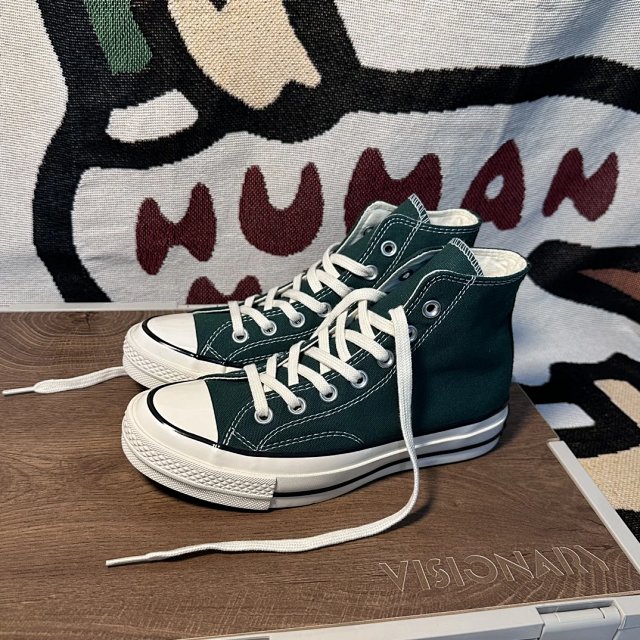 Converse Converse High Top Dark Green Canvas Sneakers - Buy on Kakobuysheetfind