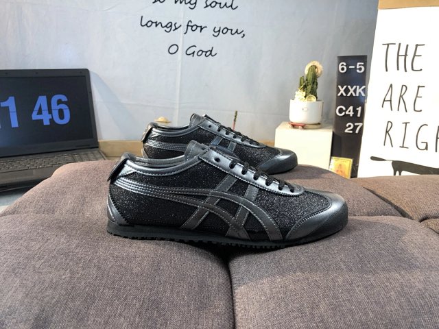 Onitsuka Tiger Onitsuka Tiger Mexico 66 Black Retro Leather Sneakers - Buy on Kakobuysheetfind