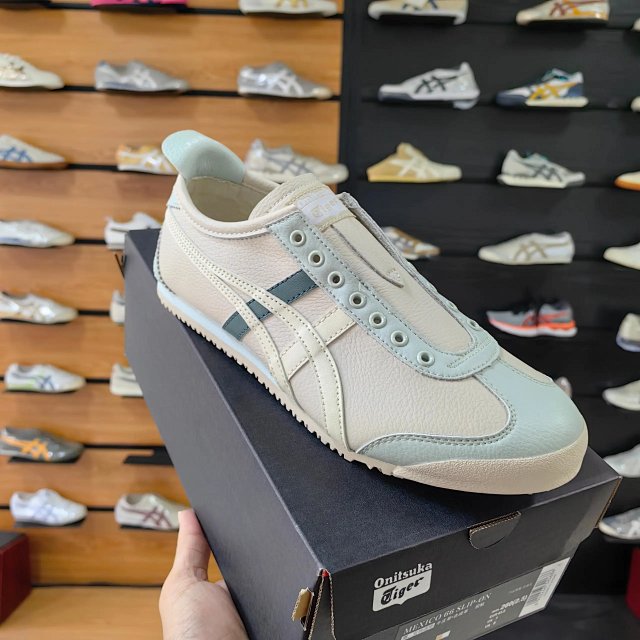 Onitsuka Tiger Onitsuka Tiger Mexico 66 Slip-On Cream Blue Shoes - Buy on Kakobuysheetfind