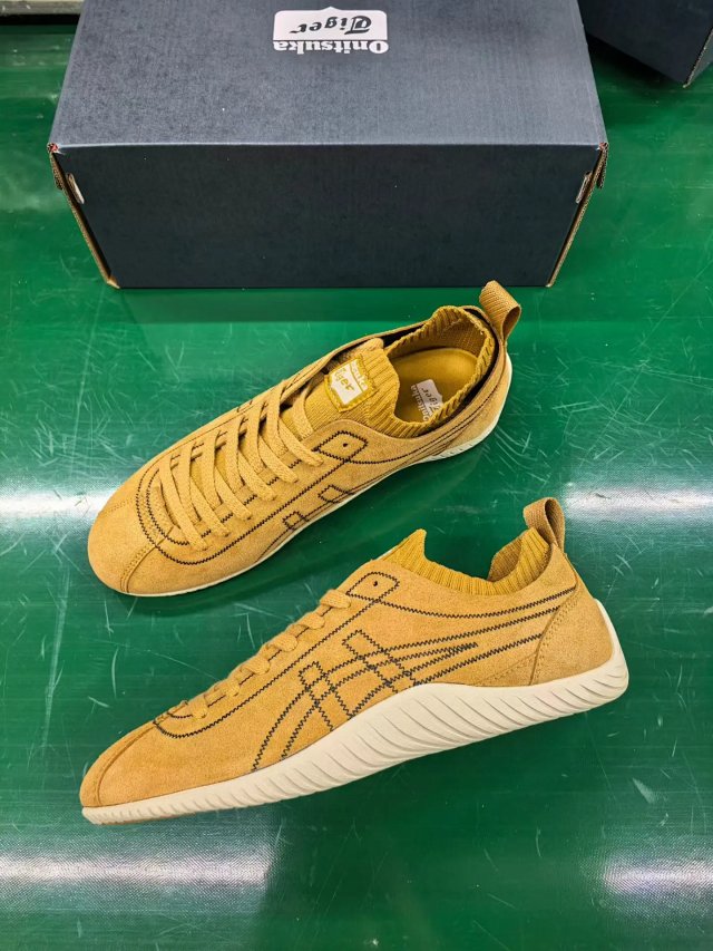 Onitsuka Tiger Onitsuka Tiger Retro Yellow Suede Knit Unisex Sneakers - Buy on Kakobuysheetfind